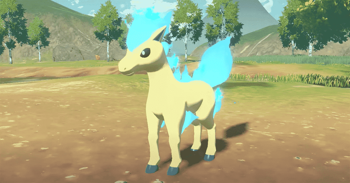 Pokémon Legends: Arceus vous donne essentiellement un Ponyta brillant
