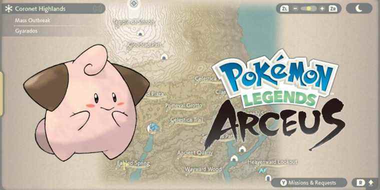 Pokemon Legends: Arceus – Comment obtenir Cleffa
