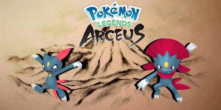 Pokemon Legends: Arceus – Comment obtenir Weavile
