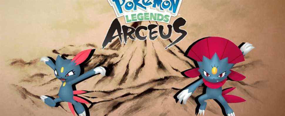 Pokemon Legends: Arceus – Comment obtenir Weavile