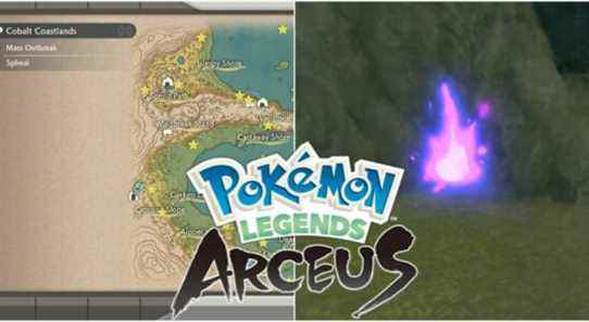 Pokemon Legends: Arceus – Tous les emplacements Wisp dans les terres côtières de Cobalt