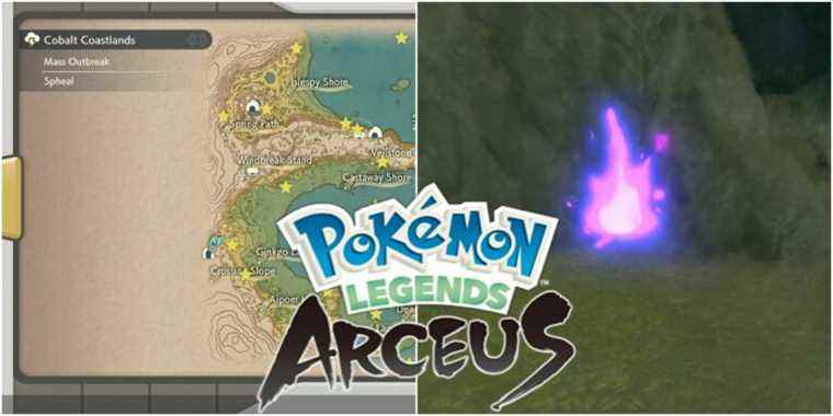 Pokemon Legends: Arceus – Tous les emplacements Wisp dans les terres côtières de Cobalt
