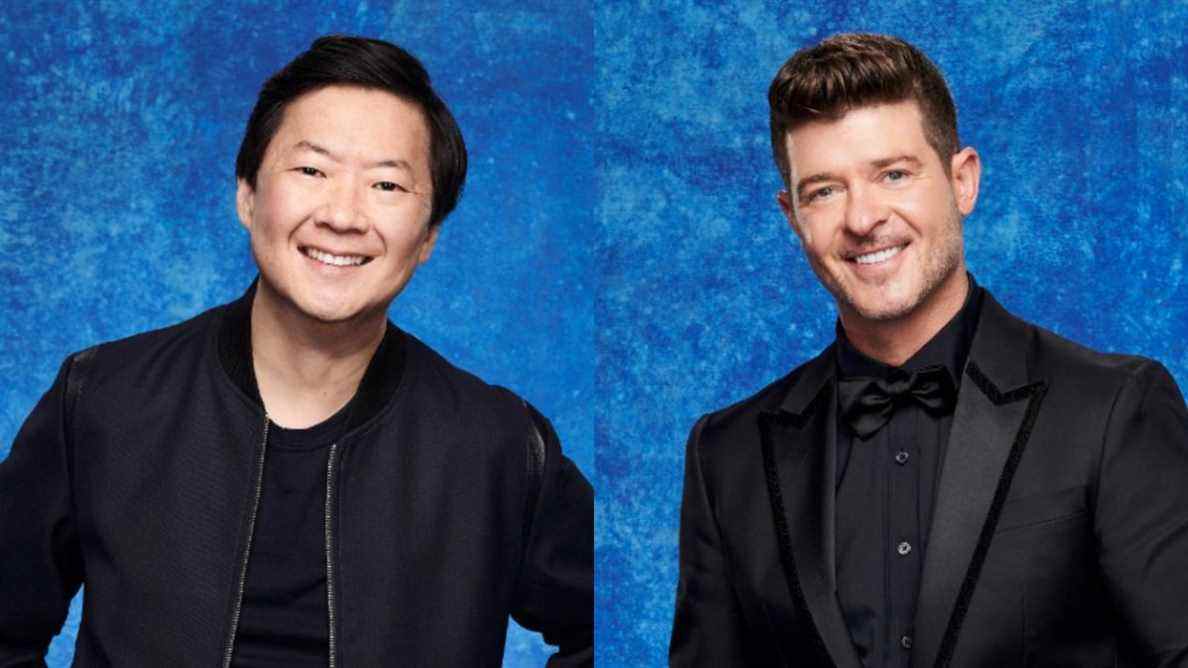 Pourquoi Ken Jeong et Robin Thicke du chanteur masqué se seraient éloignés pendant la saison 7
