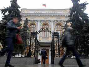 Siège de la Banque centrale de Russie à Moscou, REUTERS/Maxim Shemetov/File Photo