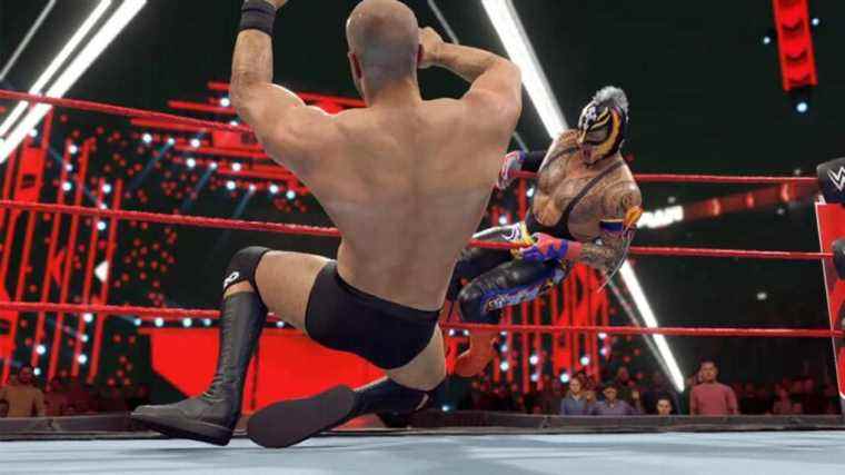 Regardez 9 minutes de gameplay WWE 2K22 avec les commentaires des développeurs