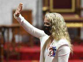 L'ancienne gouverneure générale Julie Payette dans la chambre du Sénat à Ottawa le 23 septembre 2020.