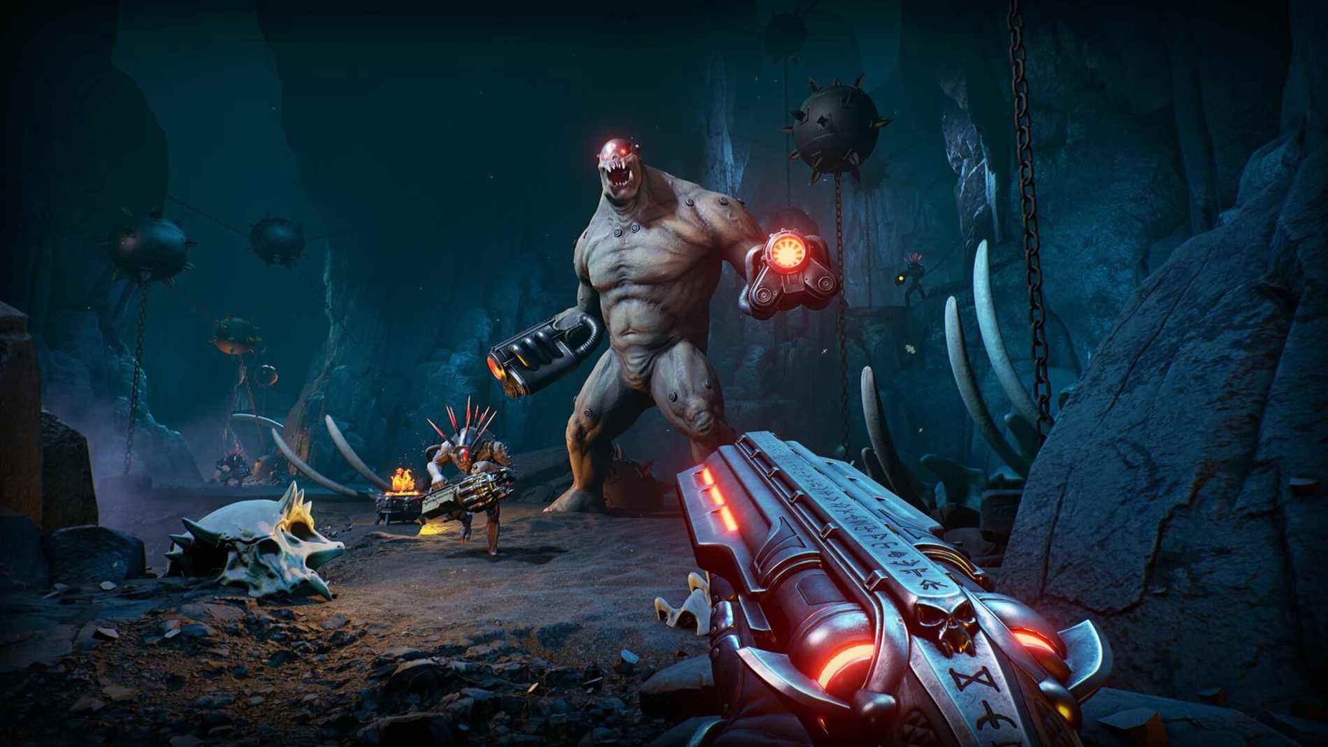 Scathe est un FPS Bullet Hell inspiré de Doom avec une coopération Drop-In, Drop-Out
