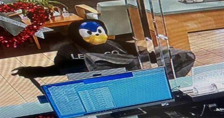 Sonic The Hedgehog vole une banque
