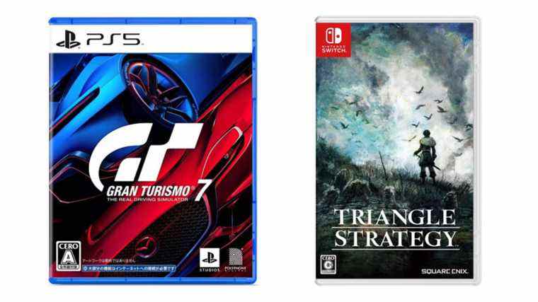 Sorties de jeux japonais de cette semaine : Gran Turismo 7, Triangle Strategy, etc.    
