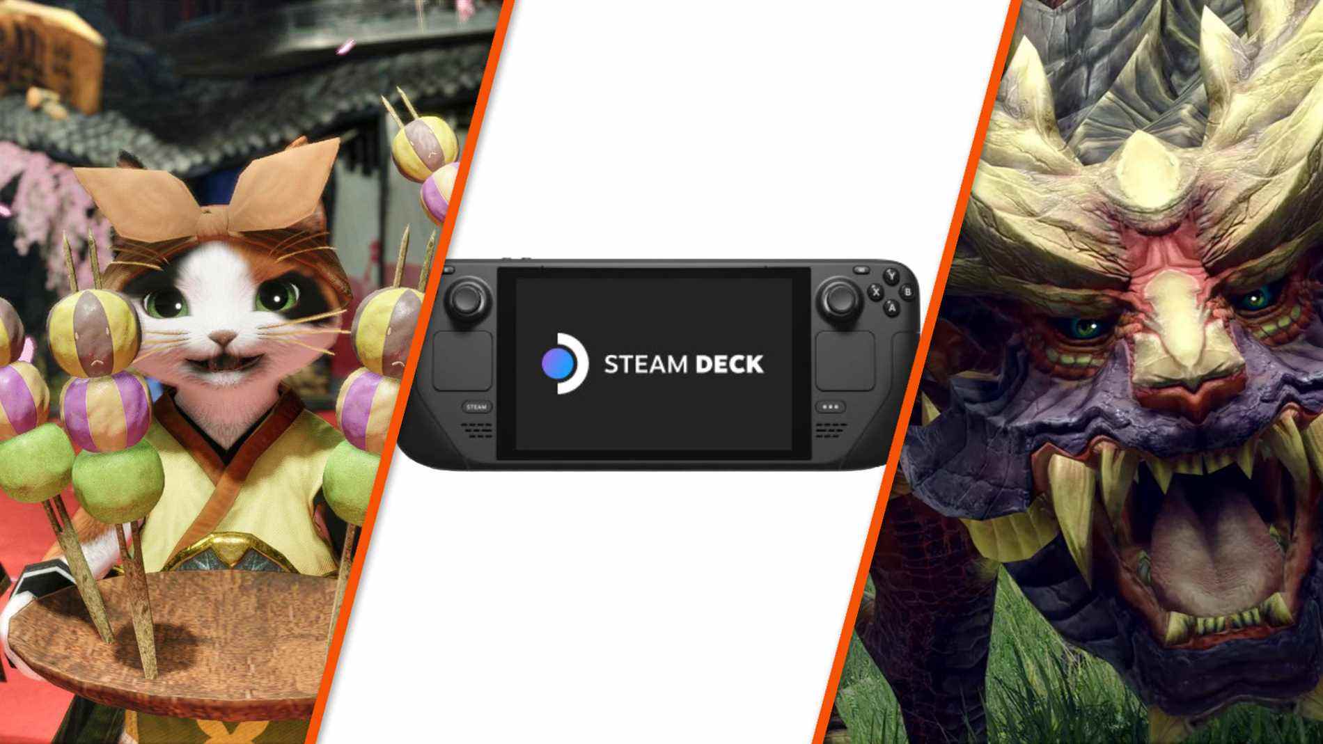 Steam Deck propose 22 autres jeux jouables, dont Monster Hunter Rise
