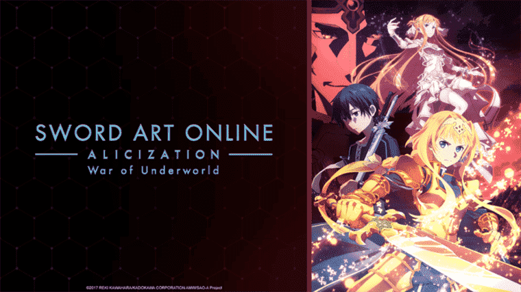 Sword Art Online Alicization War of Underworld English Dub arrive à Funimation