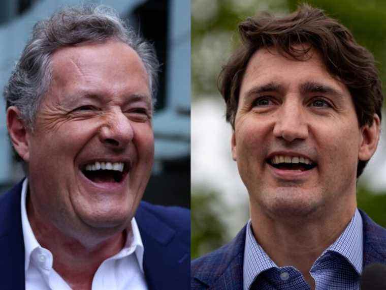 TRUDEAU SLAMMED ENCORE: Piers Morgan est le dernier à appeler PM comme un hack