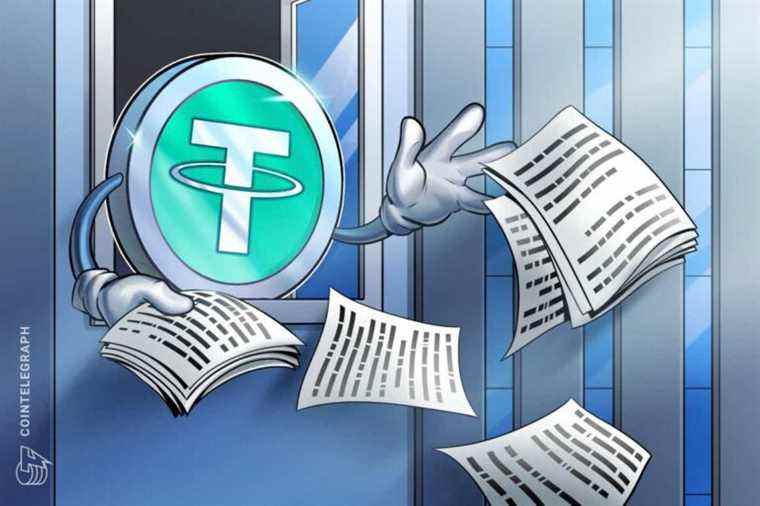 Tether réduit le papier commercial de 21% dans la dernière attestation de réserves