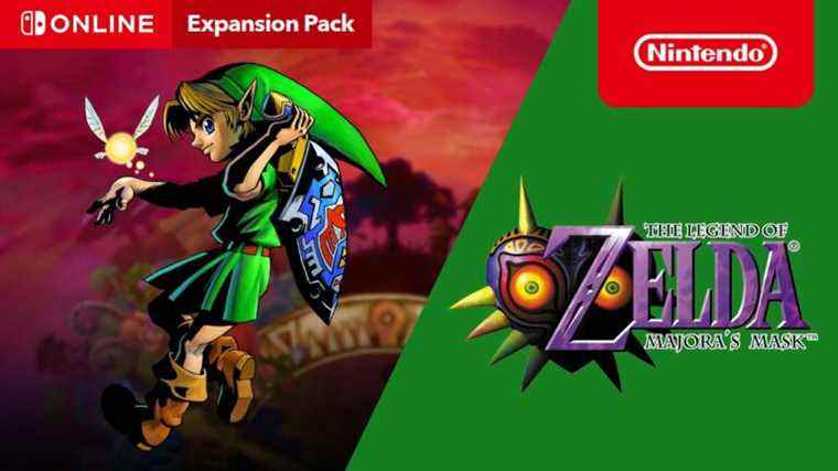 The Legend of Zelda: Majora's Mask rejoint Switch Online la semaine prochaine
