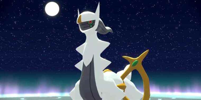 Pokemon Legends Arceus Encounter with Arceus