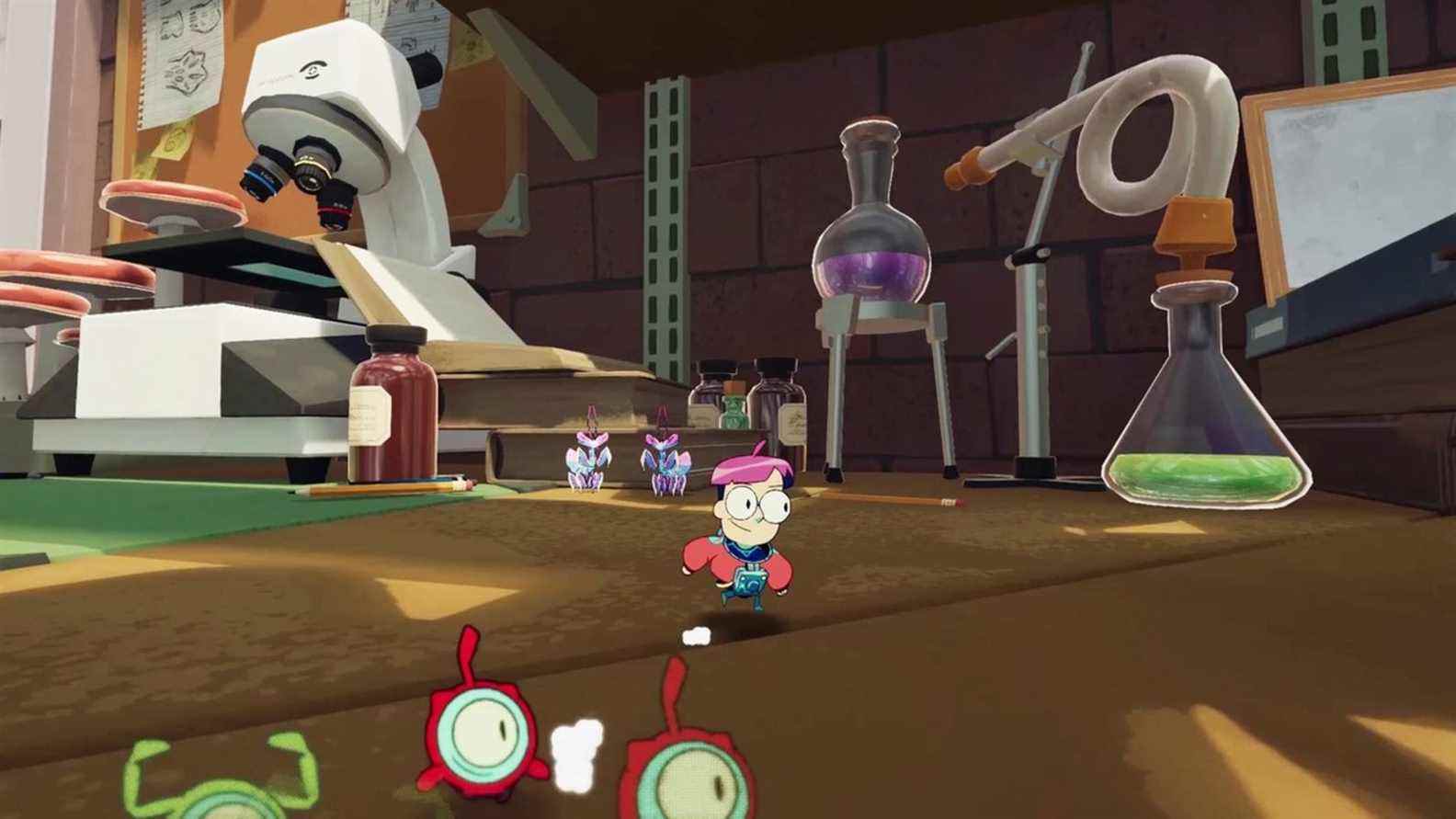 Tinykin ressemble à Pikmin dans une maison géante

