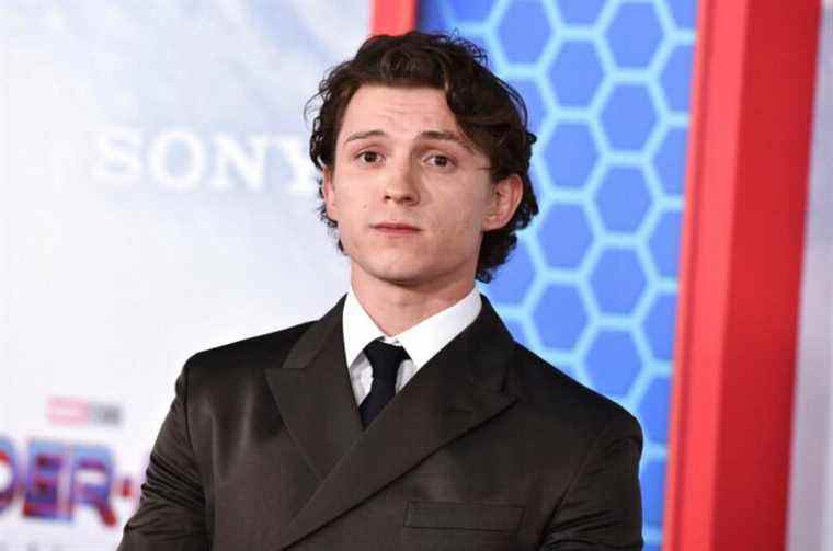 Tom Holland arrives at the premiere of "Spider-Man: No Way Home" at the Regency Village Theater on Monday, Dec. 13, 2021, in Los Angeles. (Photo by Jordan Strauss/Invision/AP)