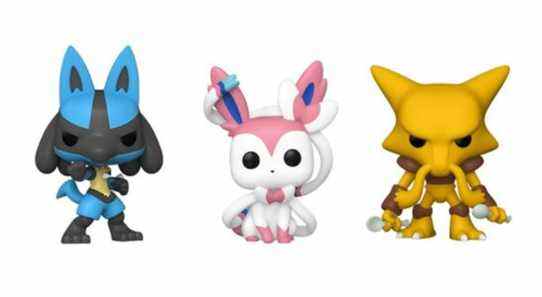 Trois nouveaux Pokémon Pop !  Chiffres révélés, maintenant disponibles en précommande