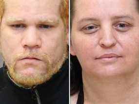 Martin « Mark » Wettlaufer, 37 ans, de Toronto, à gauche, et Kathleen Wardlaw, 42 ans, de Toronto, sont accusés de centaines d'infractions.