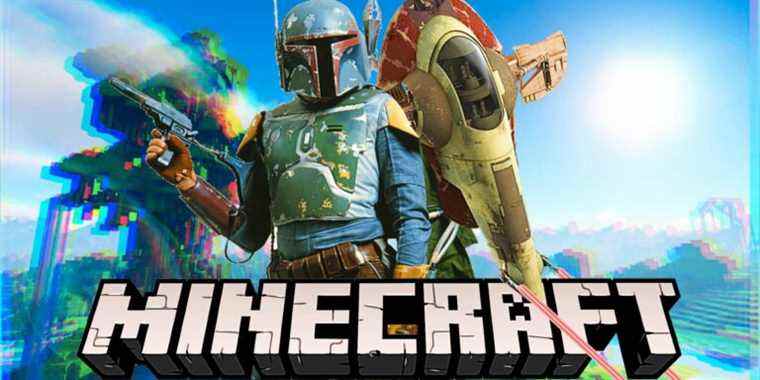 Un joueur de Minecraft construit le vaisseau de Boba Fett de Star Wars
