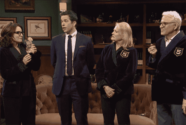 VIDÉO: ‘SNL’ 5-Timers Club: Mulaney accueilli par Steve Martin, Tina Fey