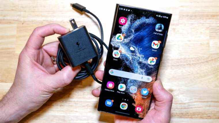 Vitesse de charge du Samsung Galaxy S22 Ultra testée – voici à quelle vitesse il est