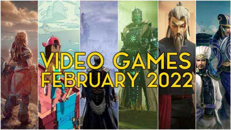 Voici tous les jeux vidéo qui sortent en février 2022