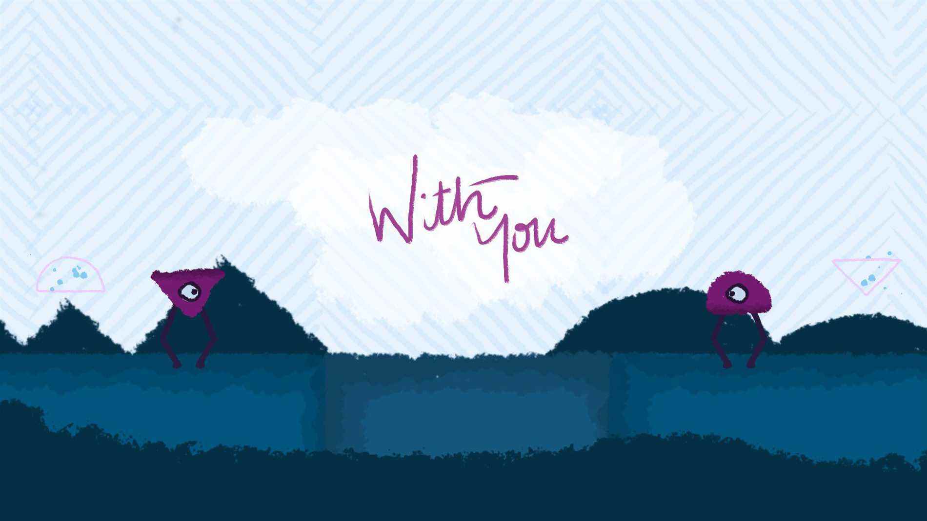 L'écran titre de With You