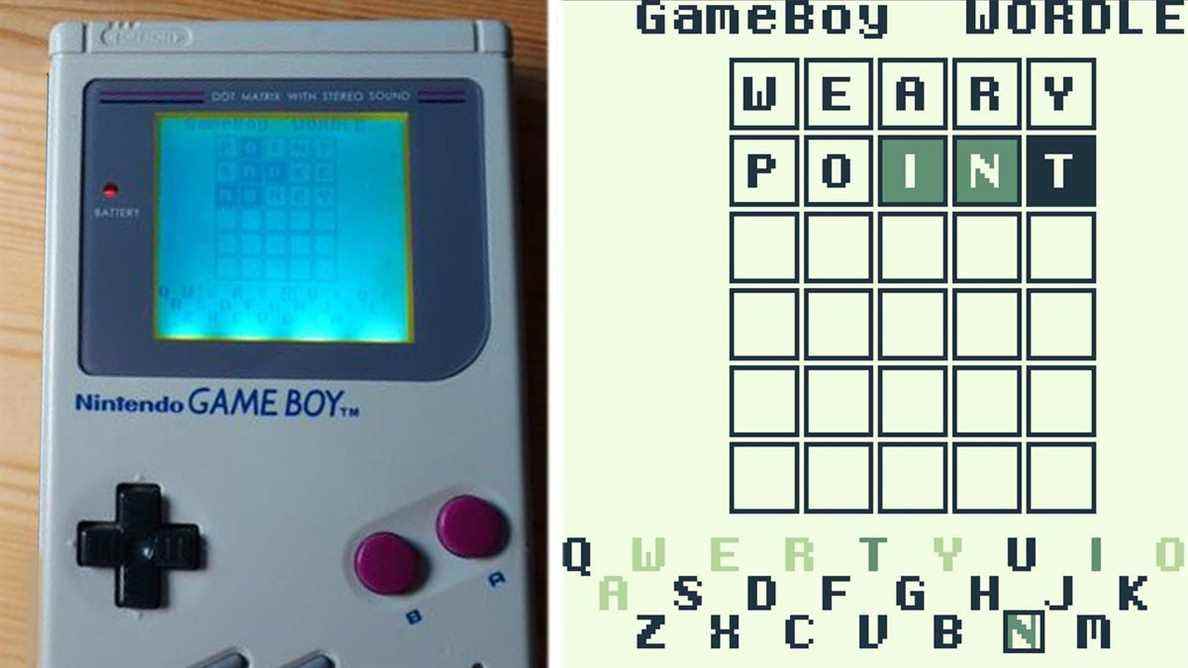 Wordle sur Game Boy pourrait être le port le plus cool à ce jour
