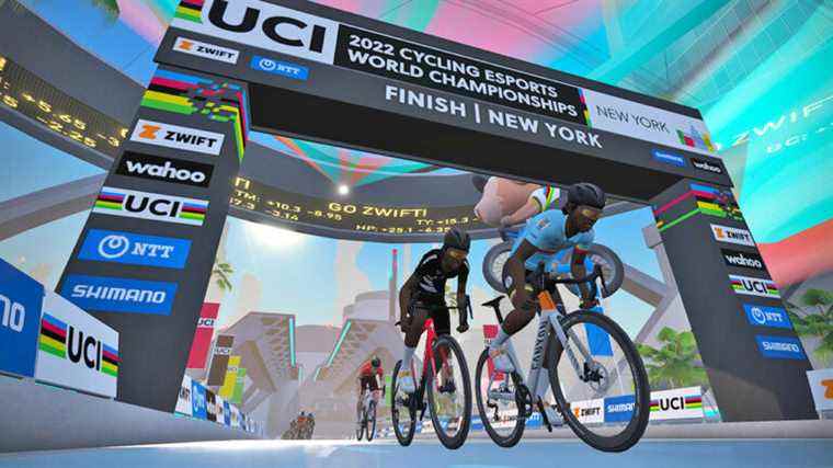 Zwift organise un événement d’esports cyclistes dans un NYC virtuel