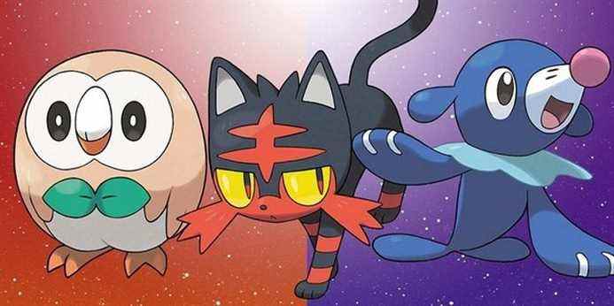 pokemon soleil et lune démarreurs litten rowlet popplio