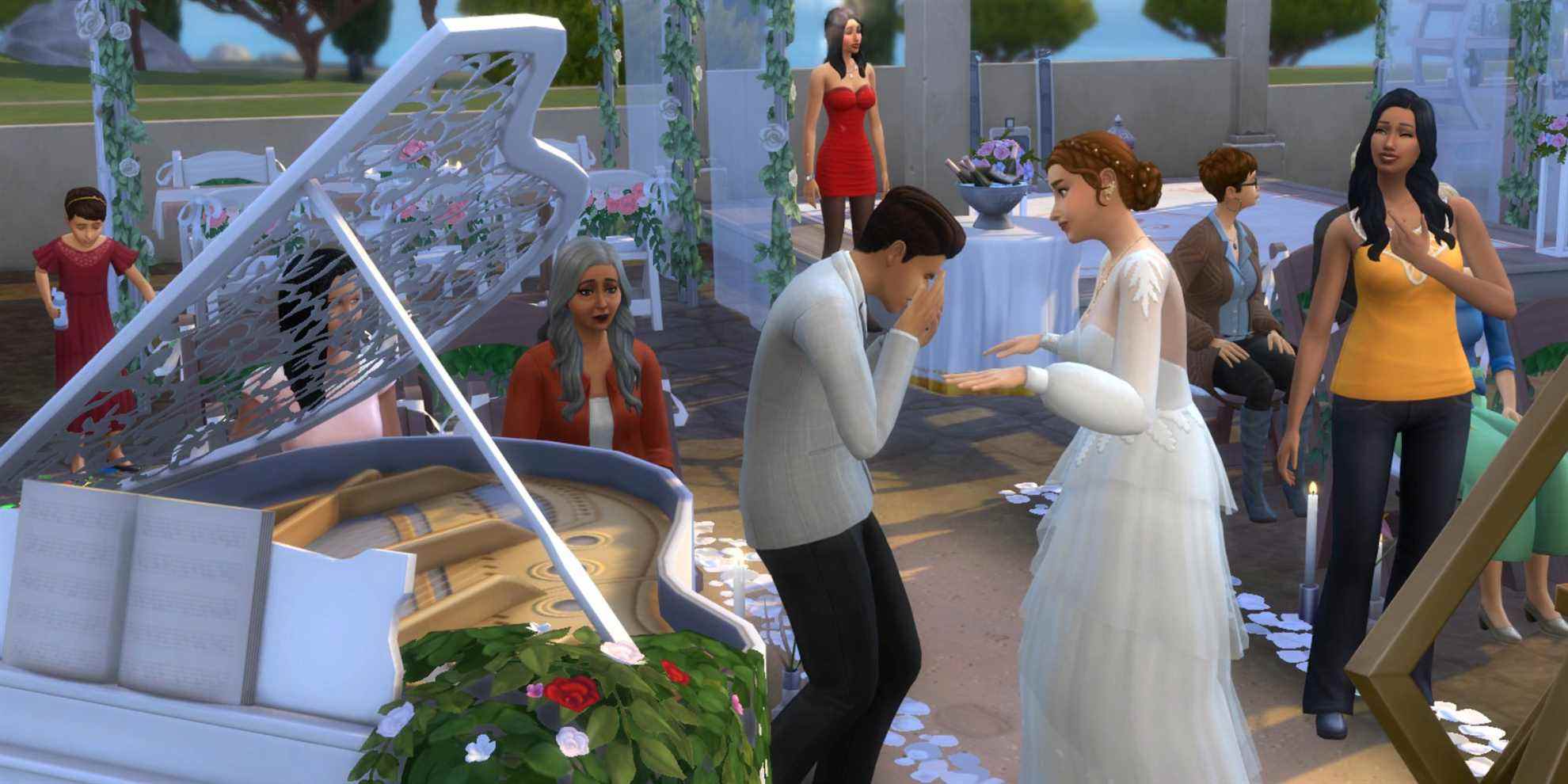 Sims 4 wedding breaking off a wedding