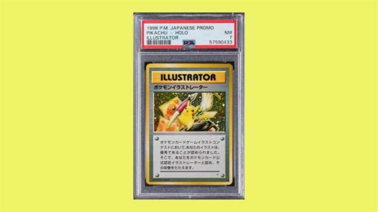 La rare carte Pokémon Illustrator Pikachu se vend pour près d'un million de dollars
