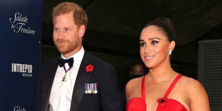 Le prince Harry dit que lui et Meghan Markle ont été « réunis pour une raison » dans un nouveau discours