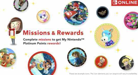 La mise à jour des missions et récompenses en ligne de Nintendo Switch ajoute la personnalisation du profil