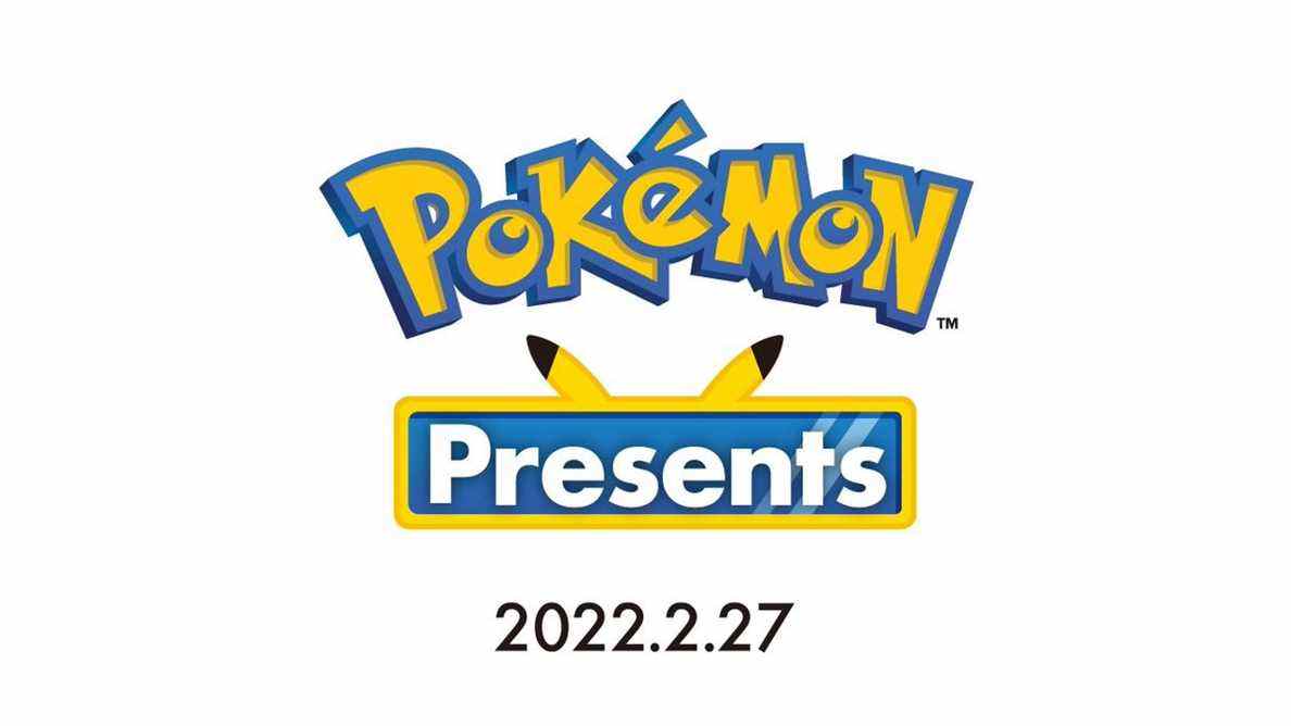 Diffusion en direct de Pokemon Presents - Février 2022
