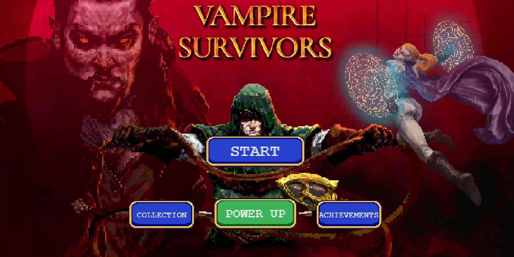 Vampire Survivors - PowerUp Reccomendations Header