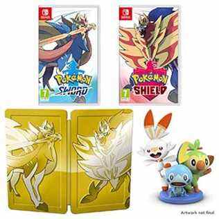 Pokémon Épée et Bouclier Édition Double (Nintendo Switch) + Figurine Pokémon