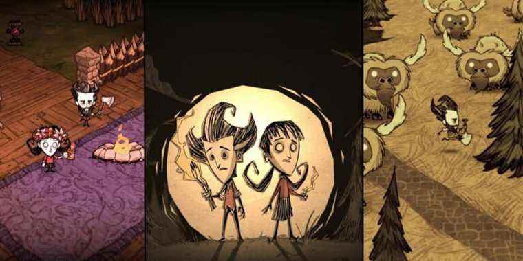 don't starve together wilson willow scenery gameplay