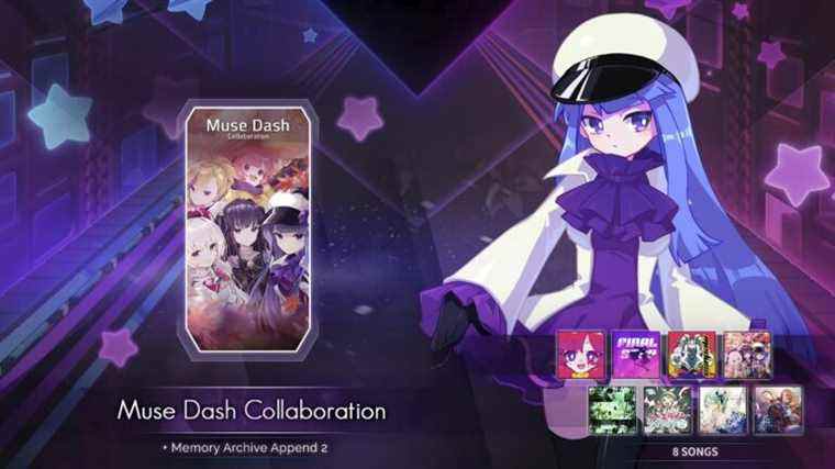 Mise à jour Arcaea 1.3.0 et DLC Muse Dash / Light of Salvation sur Switch
