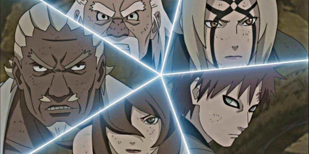 Naruto Five Kage contre Madara