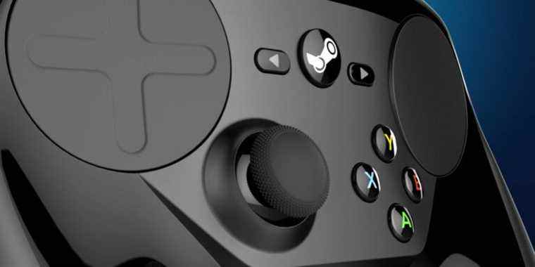 A Steam Controller Gamepad Face