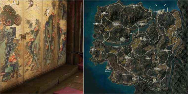 Image of Taego Secret Room and the map Taego from PUBG.