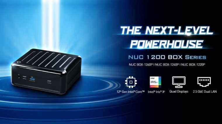 Les NUC grand public d’Alder Lake sont là: ASRock lance les PC NUC 1200 Box