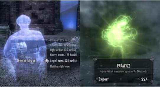 Skyrim Morven And The Paralyze Spell