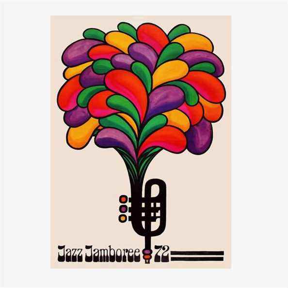 Affiche du festival de jazz de 1972