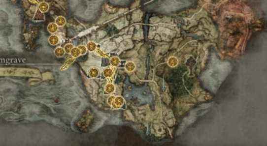 limgrave map in elden ring
