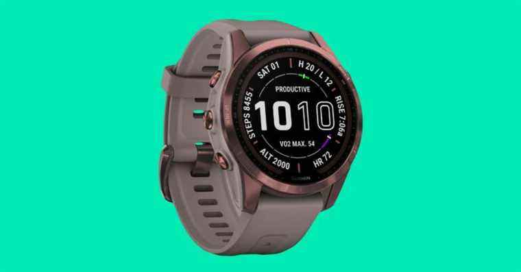 Test : Garmin Fenix ​​7S Sapphire Solar