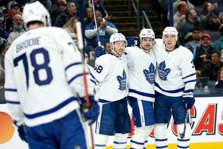 Les Maple Leafs s’accrochent aux Blue Jackets