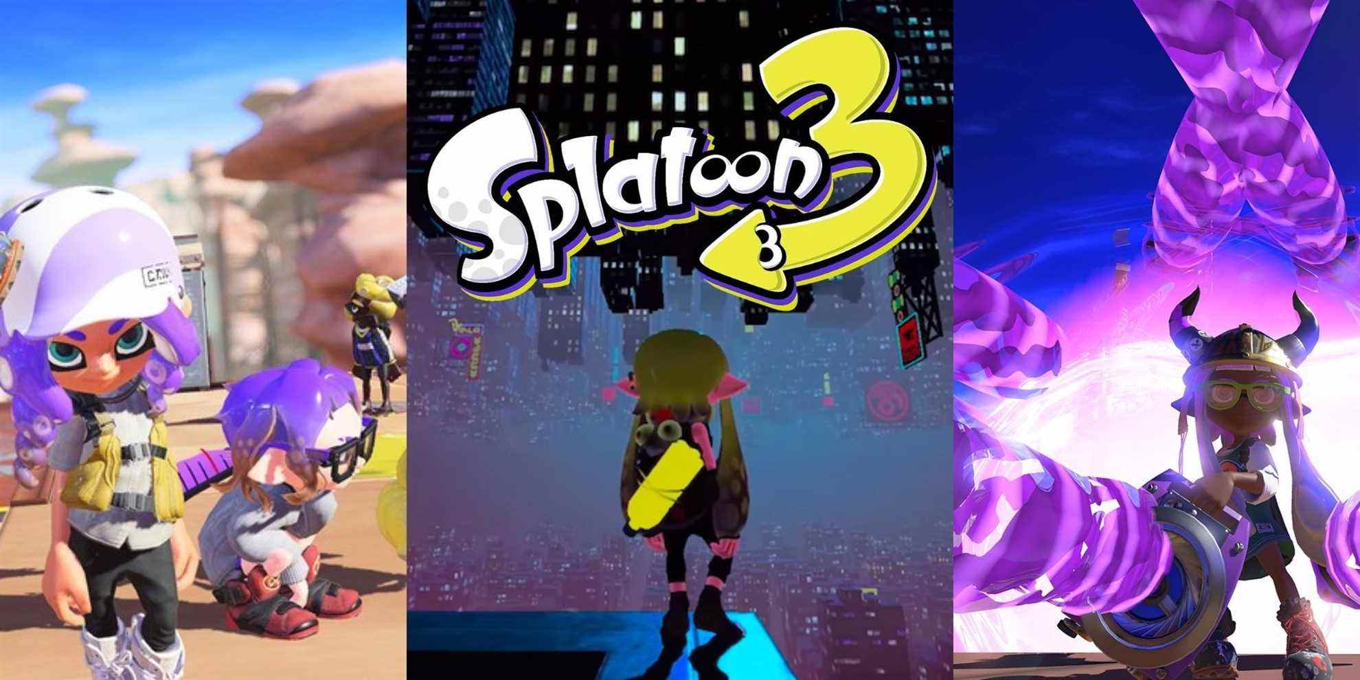 Photos des bandes-annonces de Splatoon 3